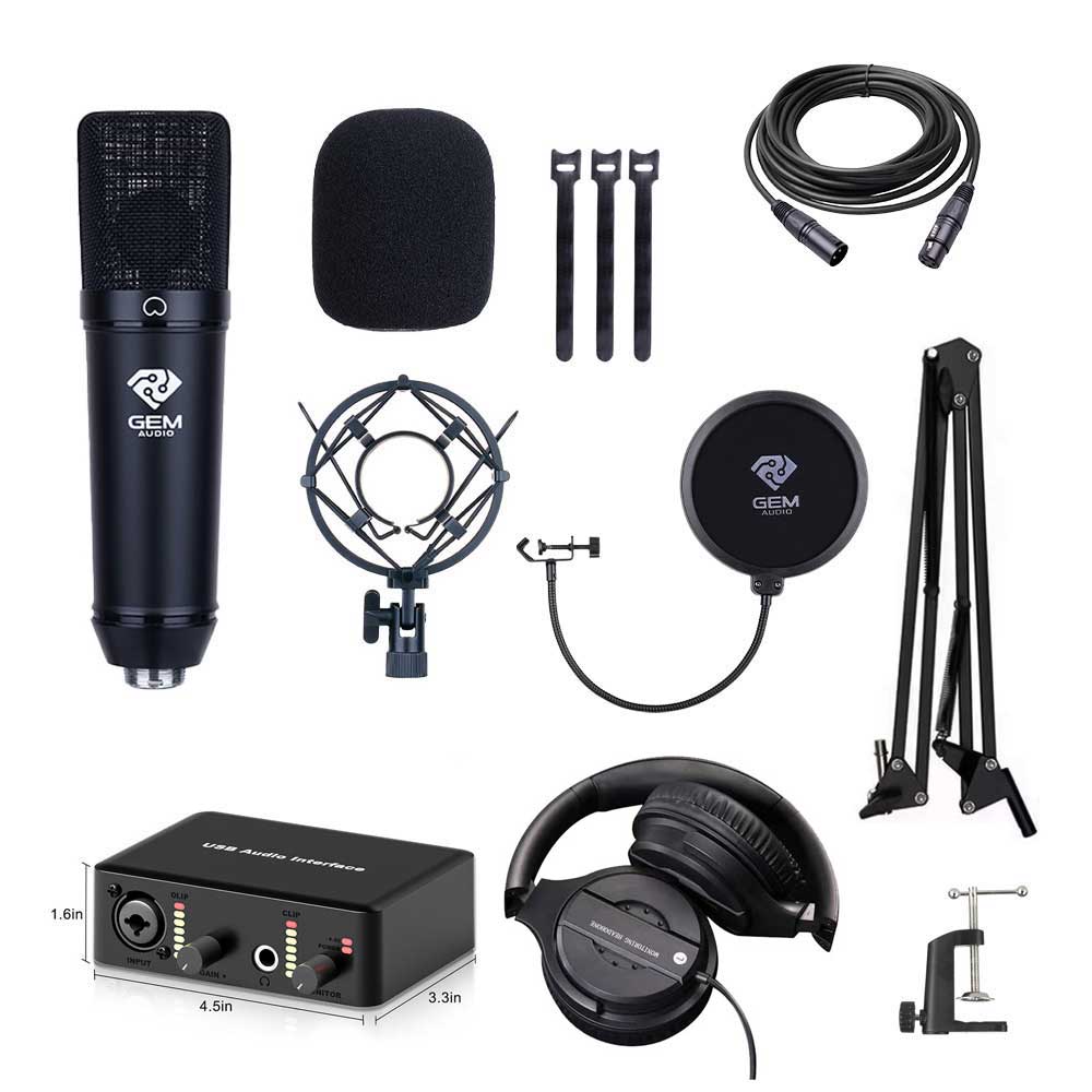 پکیج استودیوی خانگی پادکستر مدل GA800/SC20