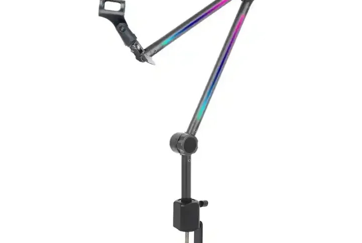 پایه بازویی میکروفون استودیویی مدل YZ-38 RGB