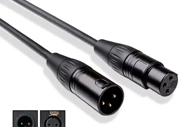 کابل XLR به XLR با طول 3 متر و رنگ مشکی