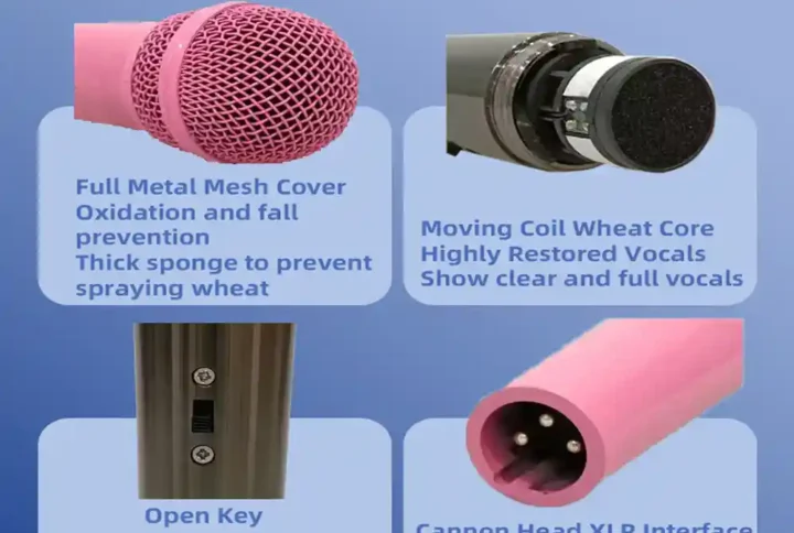 مشخصات و ویژگی های میکروفون داینامیک مدل GA-D100