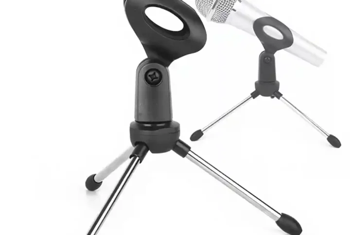 سه پایه رومیزی میکروفن PC01 با پایه فلزی